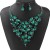 occidental style exaggerating retro necklace earrings set woman luxurious crystal banquet clavicle chain