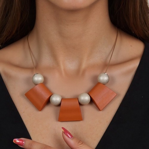 Bohemian style necklace woman fashion brief all-Purpose