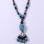 W ethnic style ceramic long necklace woman wind hanging ornaments Chinese style sweater chain