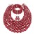occidental style exaggerating imitate Pearl beads three set  multilayer Pearl necklacejewelryset