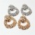 occidental style retro geometry hollow pattern ear stud personality fashion Street Snap earrings earringearringF