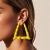 occidental style exaggerating fashion brief personality plastic trend earrings Earring woman hoo earrings F