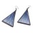 occidental style geometry personality triangle earrings Cloth woolen tassel color handmade weave earrings earringF
