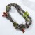 occidental style exaggerating handmade weave resin multilayer big flowers necklace woman summer beach style