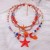 fashion personality trend wind handmade beads Alloy starfish Shells multilayer lady necklace