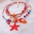 fashion personality trend wind handmade beads Alloy starfish Shells multilayer lady necklace