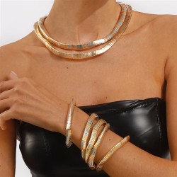 exaggerating same style multilayer color handmade weave elasticity bracelet la..