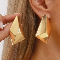 E  same style Irregular three-dimensional geometry Earring  fashion temperamen..