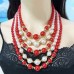 occidental style fashion temperament elegant multilayer imitate Pearl woman necklace fashion high set