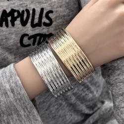occidental style  fashion Alloy surface bangle  geometry personality wind
