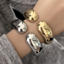 occidental style Alloy opening woman high surface bangle fashionins wind geome..