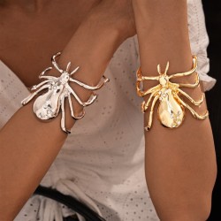 occidental style diamond spider opening bangle high personality exaggerating s..