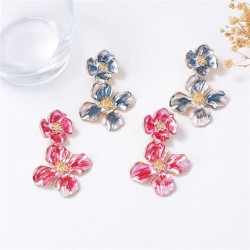 occidental style samll creative Alloy thin color temperament three-dimensional..