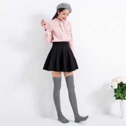 a Autumn And Winter vertical long tube Knees socks  Anti-skid high tube socks ..