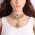 occidental style  exaggerating fashion fully-jewelled necklace  geometry pendant necklace  woman