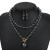 occidental style fashion glass necklace surround chain multicolor long style sweater chain necklace