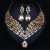 occidental style fashion exaggerating fully-jewelled bride  luxurious clavicle chain set necklace