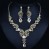 occidental style fashion exaggerating crystal necklace set  personality all-Purpose necklace