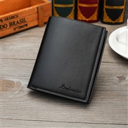 Business Imitation leather man short style coin bag leather