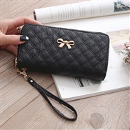 Korean style fashion lady Double coin bag bow bagPU Clutch