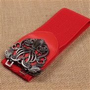 Korean style palace retro carving width belt woman   width beltg