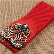 Korean style palace retro carving width belt woman   width beltg