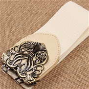 Korean style palace retro carving width belt woman   width beltg