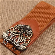 Korean style palace retro carving width belt woman   width beltg