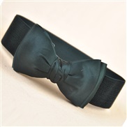 Korean style all-Purpose fashion Chiffon black bow woman widthcm belt ornament belt woman