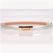 buckle  candy colors leather lady Korean style belt Korean style all-Purpose fashion ornament belt woman style