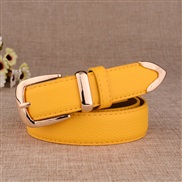 all-Purpose fashion lady leisure Imitation leather belt  women surface belt Alloy buckle belt