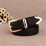 all-Purpose fashion lady leisure Imitation leather belt  women surface belt Alloy buckle belt