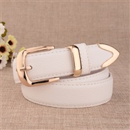 all-Purpose fashion lady leisure Imitation leather belt  women surface belt Alloy buckle belt