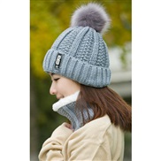 hat velvet woolen velvet Korean style lady Autumn and Winter knitting two