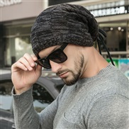 hat  lady hedging more velvet woolen man Korean style autumn Winter man knitting