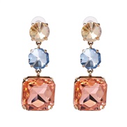 ( Color)gem earring o...