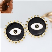 occidental style fashion  Metal eyes personality ear stud