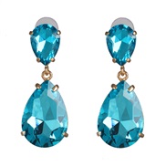 occidental style classic fashion drop earrings earring color glass all-Purpose