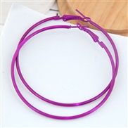 occidental style fashion  Metal color concise circle buckle circle