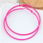 occidental style fashion  Metal color concise circle buckle circle