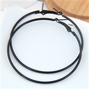 occidental style fashion  Metal color concise circle buckle circle