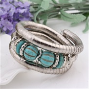 occidental style retro snake bangle  snake Modeling turquoise bangle