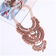 occidental style exaggerating retro carving necklace long style multilayer clavicle chain