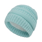 ( blue)child hat velvet warm  color woolen man woman