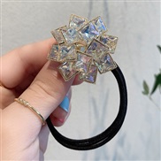 ( transparent)Korean style Rhinestone head rope luxurious temperament elegant head leather circleins woman