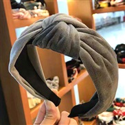 Korean style fashion pure color Korean style brief pure color medium width Headband Headband head buckle lady