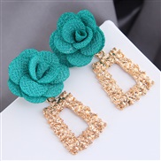 occidental style fashion  all-Purpose Metal geometry Modeling  flowers temperament exaggerating ear stud