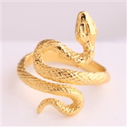 occidental style fashion  Metal snake personality opening ring