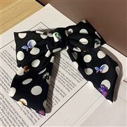 ( black) surface hair clip Korean style big bow Korea brief woman