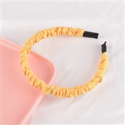 ( yellow)Korean style candy colors eadband small fresh female eadband head woman